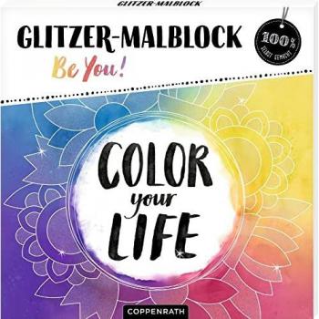 Glitzer-Malblock: Be You! (100% Selbst Gemacht)