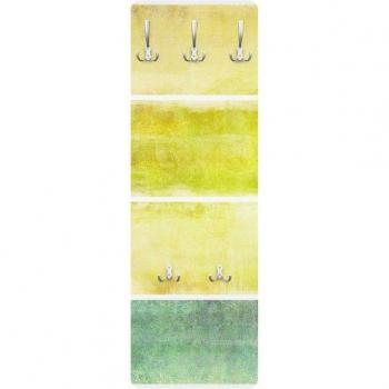 Bilderdepot24 Abstraktes Garderobenpaneel Colour Harmony Gelb