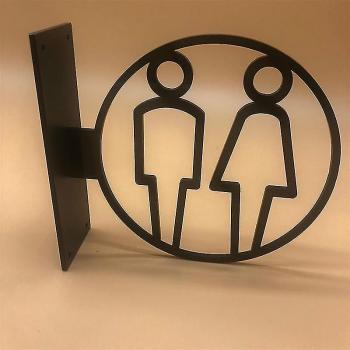 Panneau Porte Toilette 3D
