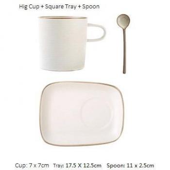 180ml Matte Surface Ceramic Coffee Mugs Set