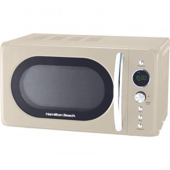 Retro 20L Hamilton Beach Microwave Oven in Cream Color