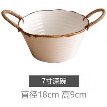 Ceramic Salad Bowl Japanese Style