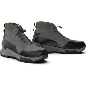 Scarpe Moto Forma Kumo Verde Oliva Nero Grigio 42