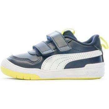 Puma Scarpe Multiflex Navy-White-Yellow senza lacci – EU 24