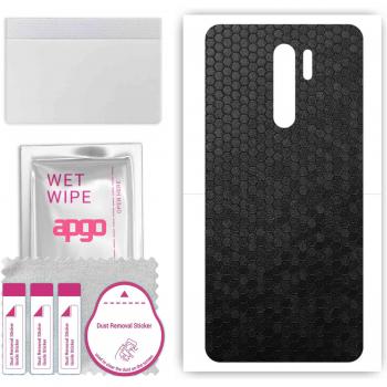 Sticker Protector Negro Panal para Xiaomi Poco M2