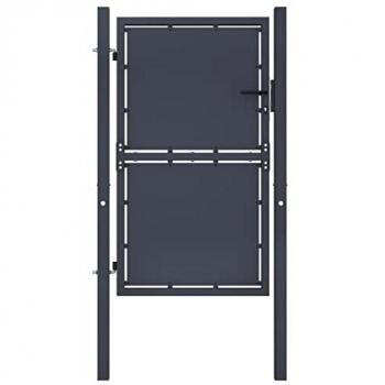 Steel Garden Gate 100x175 cm Anthracite, Vidaxl