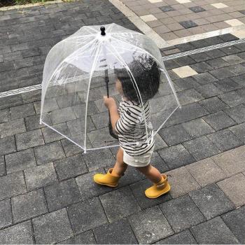 Paraguas de colores para niños a prueba de lluvia