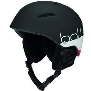 Bollé B-Style Soft Casco de Esquí, Unisex Adulto, Negro Brillante