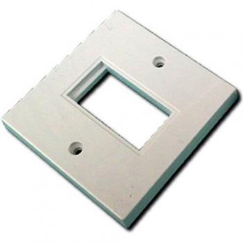 Kenable 1 Port Faceplate 86 x 86mm for RJ45 Modules