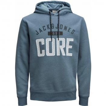 Sudadera con Capucha JACK & JONES Jcocarving Hombre Azul (China Blue)
