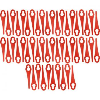 Homebase Sovereign ST05 Compatible 50x Red Plastic Cutter Blades by Vhbw