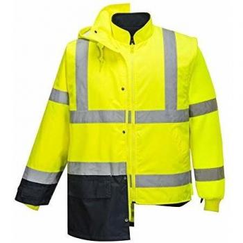 Oxford Weave 300D Class 3 Hi Vis 5-in-1 Executive Jacket