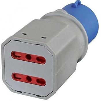 ADATTATORE 2P BIPASSO 16A