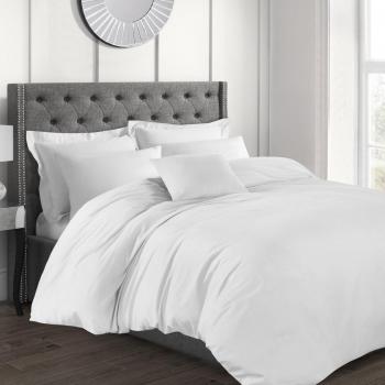Percale 200 Thread Count Duvet Cover - White