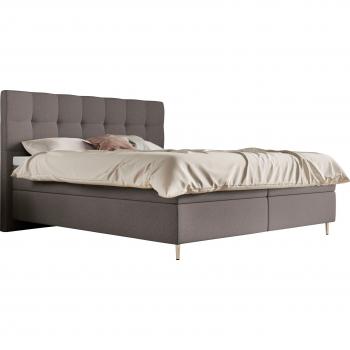 Aida Boxspringbett von Schlaraffia mit Metallfuß