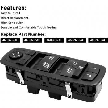 YAOPEI Power Window Master Switch for Dodge Journey, Liberty, Nitro / Jeep Liberty OE# 4602632AG