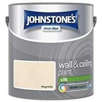 Johnstone's Silk Emulsion Paint - Magnolia / 2.5l