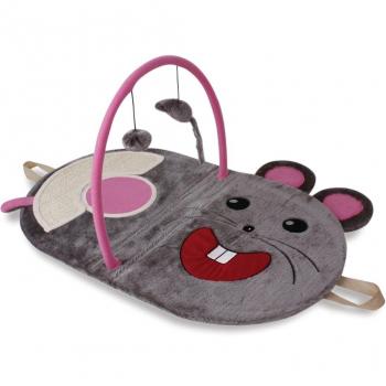 Heim Katzenspiel Kratzbrett „Maus“ – 72 × 55 × 32 cm