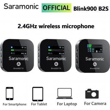 Saramonic Blink 900 B2S: Solapa Libre para Cámara y Teléfono