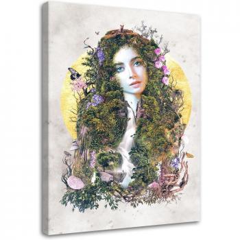 Pintura de lienzo 40x60 Gaia Rosa
