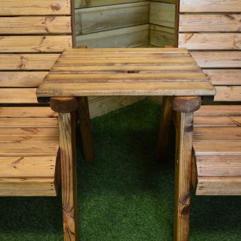 Chunky Rustic Wooden Garden Furniture Tray