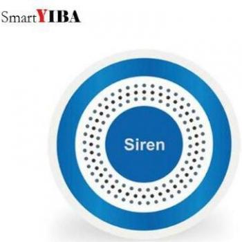 Sistema de Alarma Inalámbrico SmartYIBA 433MHz, Sirena de 100db con Flash, Seguridad para el Hogar, Funciona con WIFI