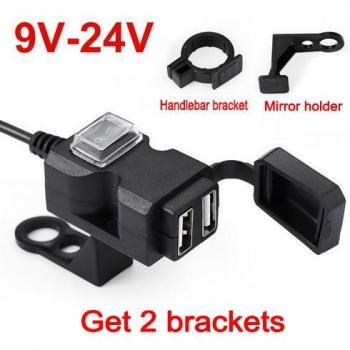 Schnelles USB Ladegerät für Motorräder