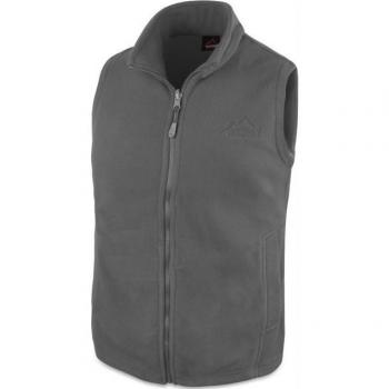 Normani Herren-Outdoor-Winterweste “Übergang” mit Einschubtaschen – Grau XL