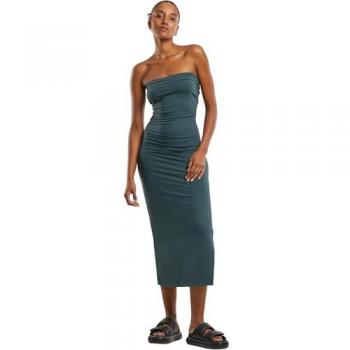 Verde Botella Midi Elegante para Ella