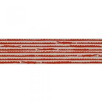 Oilily Krokodil Bordüre – Orange/Creme