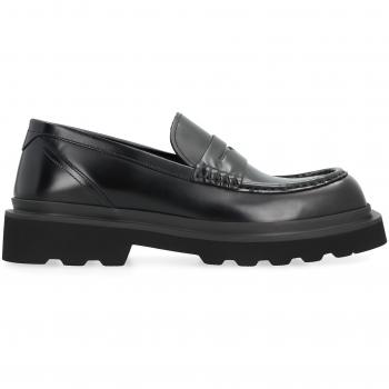 Dolce & Gabbana Men's Black Patent Leather Loafers - Size 7 US