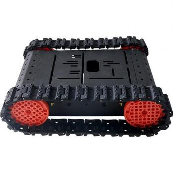4WD Metal Smart Crawler Tank Chassis with 4 TT Motors and Rubber Tracks - Arduino DIY Educational Toy