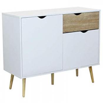 Mobile Madia Moderna Bianco 99 x 82 x 39 cm