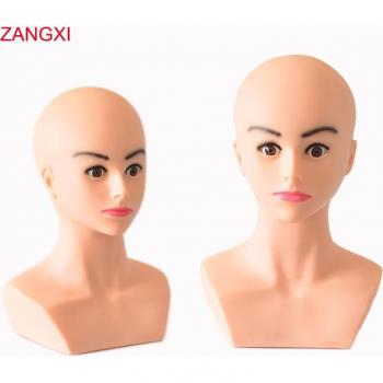 Maniquí de Cabeza Suave de Alto Grado para Pelo Postizo