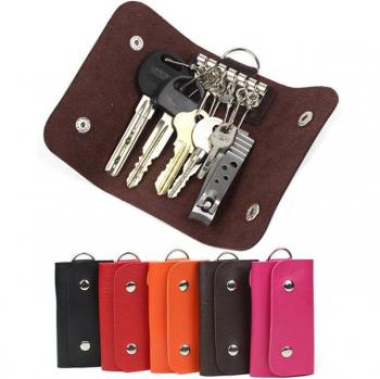 Luxury Leather Key Wallet & Case