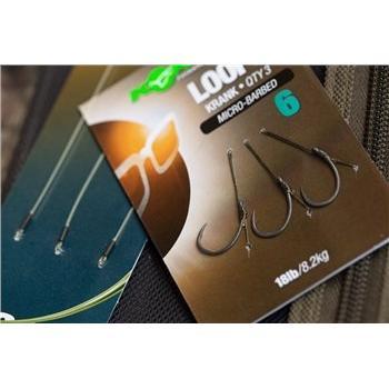 Korda Barbless Wide Gape Loop Rig 18lb