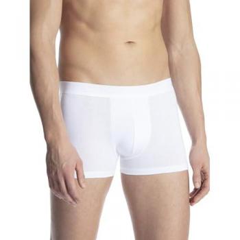 CALIDA Cotton Code Boxer Brief mit Softbund für Herren, L, Weiß