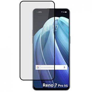 Tumundosmartphone Protector Cristal Templado Completo 5D Full Glue Negro Oppo Reno 7 Pro 5G