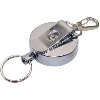 Adjustable Telescopic Keyring with Anti-Lost Wire Rope