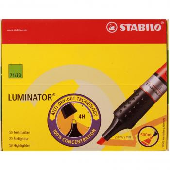 STABILO LUMINATOR Neon Highlighter Collection, 5 Colors, Green