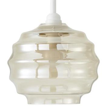 EasyFit Patty Champagne Bubble Glass Pendant – Light Sand