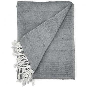 Plaid Peñíscola - Manta Gris 300 x 260 cm