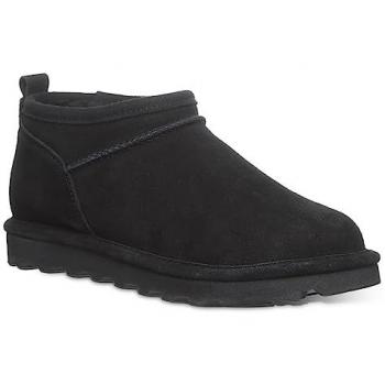 Bearpaw Women's Black Suede Winter Boots Size 9