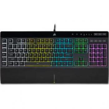 Tastiera da Gioco RGB Pro K55 USB Corsair Svizzera Nera