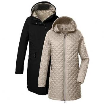 Mujer Cazadora Waterproof 3‑en‑1 con Capucha - Modelo Kow 22