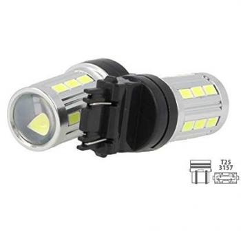 Lampada Led 12V 5W T25 3157 Super Bianco SMD 5730 per Veicoli