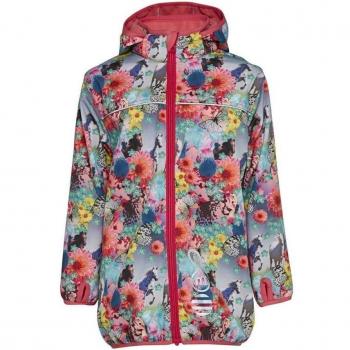Minymo chaqueta de Softshell para niños con estilo y patrón, multicolor