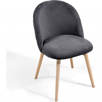 Sillas escandinavas modernas de terciopelo para comedor