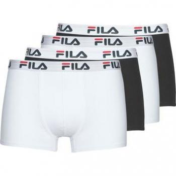 Set di 4 Boxer Fila Nero e Bianco Taglia L