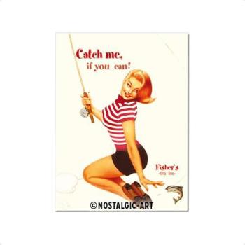 Nostalgic-Art - Magnet 6 x 8 cm - Pin Up - Verpass mich nicht!